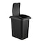Suncast Trash Can, Indoor, 7Gal, Blk TCIND712 - alternate 3
